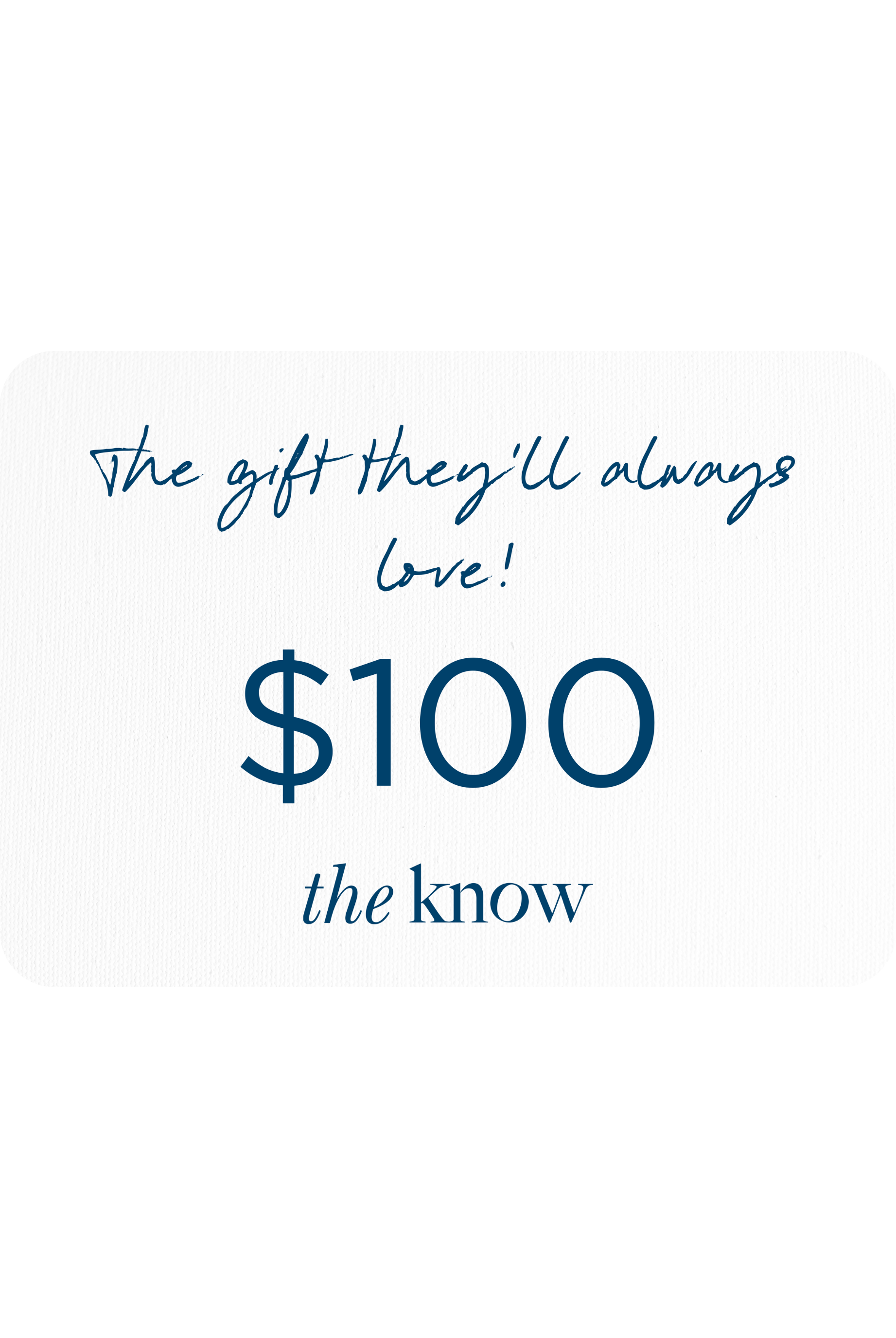 The Know Gift Card